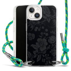 New Carry Case Transparent Stoff sparkling-neon/silber