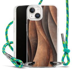 New Carry Case Transparent Stoff sparkling-neon/silber