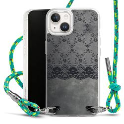 New Carry Case Transparent Stoff sparkling-neon/silber