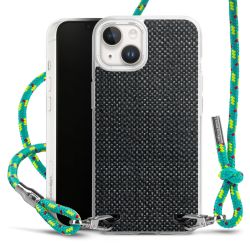 New Carry Case Transparent Stoff sparkling-neon/silber