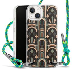 New Carry Case Transparent Stoff sparkling-neon/silber