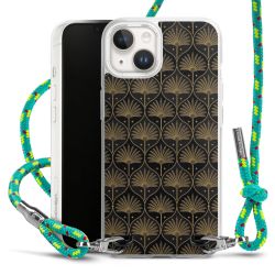 New Carry Case Transparent Stoff sparkling-neon/silber