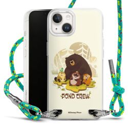 New Carry Case Transparent Stoff sparkling-neon/silber