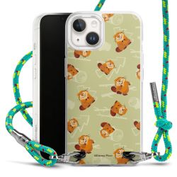 New Carry Case Transparent Stoff sparkling-neon/silber