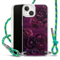 New Carry Case Transparent Stoff sparkling-neon/silber