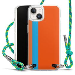 New Carry Case Transparent Stoff sparkling-neon/silber