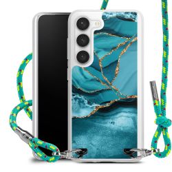 Eisblaue Marmor Landschaft