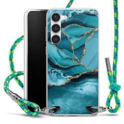 Eisblaue Marmor Landschaft