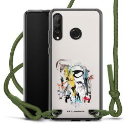 New Carry Case Transparent Stoff oliv