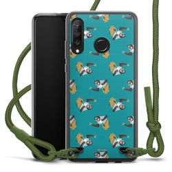 New Carry Case Transparent Stoff oliv