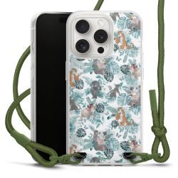 New Carry Case Transparent Stoff oliv