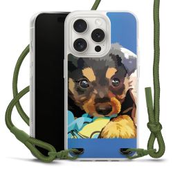 New Carry Case Transparent Stoff oliv