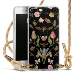 Wildblumen und Biene Schwarz