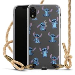 Stitch Faces Pattern Transparent
