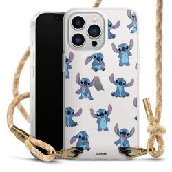 Stitch Faces Pattern Transparent