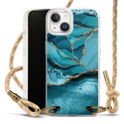 Eisblaue Marmor Landschaft