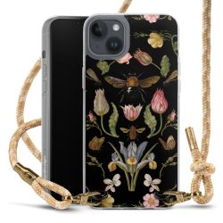 Wildblumen und Biene Schwarz