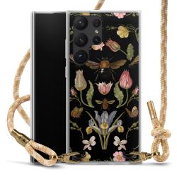 Wildblumen und Biene Schwarz