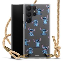 Stitch Faces Pattern Transparent