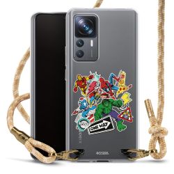 New Carry Case Transparent Stoff sahara-sand/gold