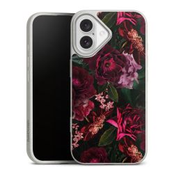 Dunkelrote und rosa Blüten