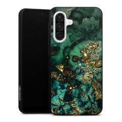 Aspetto marmorizzato ciano glitterato