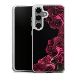 Rose vintage su nero