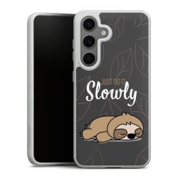 Just Do It Slowly Sloth Grey