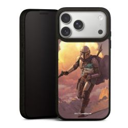 Der Mandalorianer und Grogu Sonnenguntergang Wolken