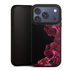 Rose vintage su nero