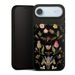 Wildblumen und Biene Schwarz