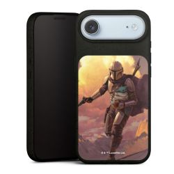 Der Mandalorianer und Grogu Sonnenguntergang Wolken