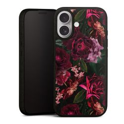 Dunkelrote und rosa Blüten