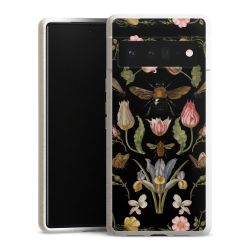 Wildblumen und Biene Schwarz