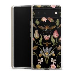 Wildblumen und Biene Schwarz