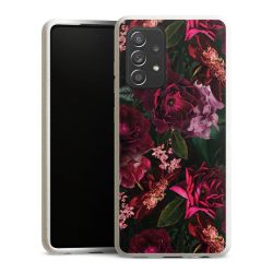 Donkerrode en roze bloemen