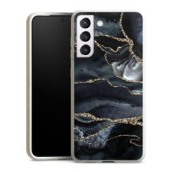 Donker marmer goud Glitterlook