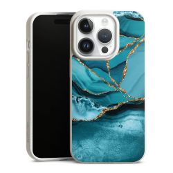 Eisblaue Marmor Landschaft