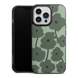 Minimalistische Blumen Grün