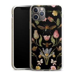 Wildblumen und Biene Schwarz