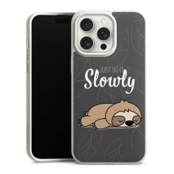 Just Do It Slowly Sloth Grey