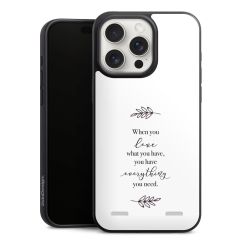 Organic Carry Case Hülle mit MagSafe  schwarz