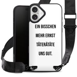 Organic Carry Case mit MagSafe schwarz Gurtband schwarz