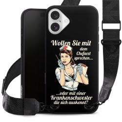 Organic Carry Case mit MagSafe schwarz Gurtband schwarz