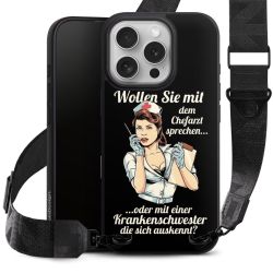 Organic Carry Case mit MagSafe schwarz Gurtband schwarz