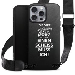 Organic Carry Case mit MagSafe schwarz Gurtband schwarz