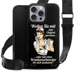 Organic Carry Case mit MagSafe schwarz Gurtband schwarz