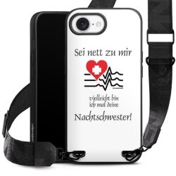 Organic Carry Case mit MagSafe schwarz Gurtband schwarz