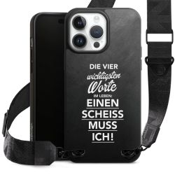 Organic Carry Case mit MagSafe schwarz Gurtband schwarz