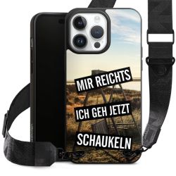 Organic Carry Case mit MagSafe schwarz Gurtband schwarz